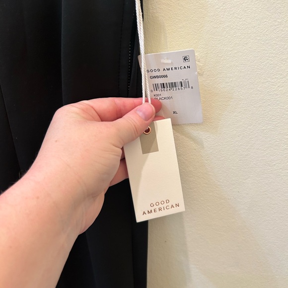 NWT Good American Pull On Scuba Trousers - Picture 3 of 12